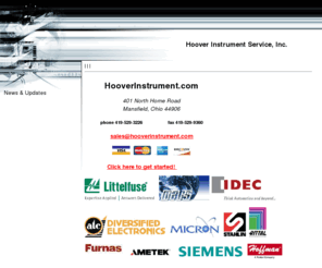 hooverinstrument.com: HooverInstrument.com -
pump control panels and OEM parts calibration and repair