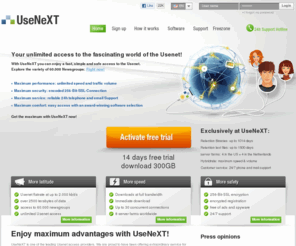 unlimited-download.net: UseNeXT | Download from the Usenet at full DSL speed!
UseNeXT offers you access to the Usenet. You can access over 2000 terabytes of data securely and unfiltered – with full DSL speed and 14 days free!