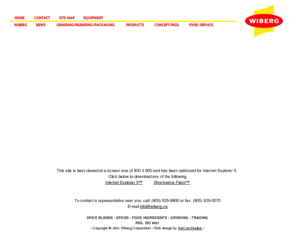 wibergcanada.com: WIBERG Corporation - Specialist in the art of spice blending, flavours and food additives
WIBERG Corporation is a specialist in the art of spice blending, flavours and food additives. WIBERG can offer solutions to all your food development needs. 
