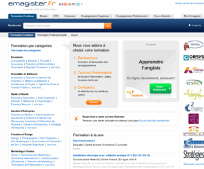 emagister.fr: formation, formation continue, cours, master, exercices - emagister.fr
Quelle que soit la formation que vous recherchez: formation continue ou formation initiale, intra-entreprise ou inter-entreprise, présentielle, en ligne, à distance ou semi-présentiel, vous trouverez tout sur Emagister.