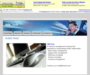 inmtech.com: Home Page
Home Page