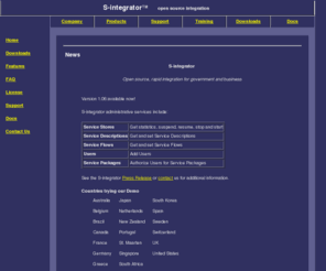 poprelay.com: S-integrator - open source, service-oriented integration.
Open Source, Service-Oriented Integration Server
