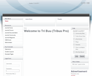 tribuspro.com: Welcome to Tri Buu (Tribus Pro)
Joomla! - the dynamic portal engine and content management system