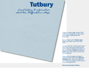 tutburyhistory.co.uk: Tutbury - local history and information
Tutbury - local history and information