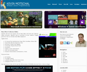 winphoneinfo.com: Kevmo's - Windows Blog
Es wird alles rund um die IT, Xbox 360, Linux und um die Firma Microsoft behandelt.