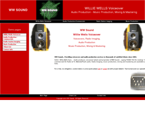 wwsound.net: WW Sound - Welcome
WW Sound Audio Production Services home page