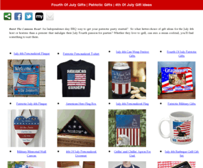 4thofjulygiftideas.com: Fourth of July Patriotic Gifts | 4th Of July Gift Ideas
Patriotic 4th Of July gift ideas, red, white & blue, Independence Day fourth of July host and hostess gifts.