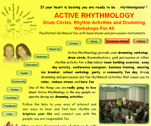 activerhythmology.co.uk: Drumming Circle Workshop Rhythm Activity - Active Rhythmology
Active Rhythmology provide your drumming workshop, drum circle, Boomwhackers, junk percussion or other rhythm activity