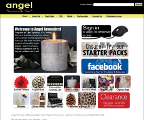 annan.com: Angel Aromatics: Sydney Manufacturer of Prestige Fragrant Homewares
Angel Aromatics: Sydney Manufacturer of Prestige Fragrant Homewares