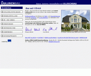 bau-mit-ullrich.de: ULLRICH BAU, Rohbauerstellung, Sanierung und  Instandhaltung sind unsere Fachgebiete
Ihr Baupartner für  Rohbau und schlüsselfertig, individuell, hochwertig und stressfrei bauen. Rohbau, Renovierung, Sanierung, Reparatur.
