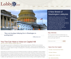 cheaplobbyist.com: Washington DC's Top Lobbying Firm - Lobbyit.com
LobbyIt.com is a groundbreaking lobbying firm with a new breed of transparent and affordable Washington lobbyists.