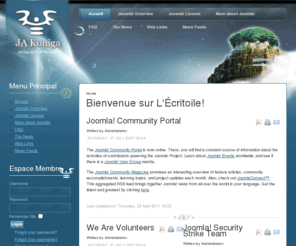 ecritoile.net: Welcome to the Frontpage
Joomla! - le portail dynamique et système de gestion de contenu