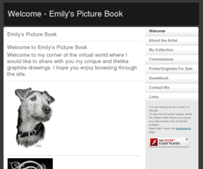 emilyspicturebook.com: Welcome - Emily's Picture Book
graphite pencil portraits