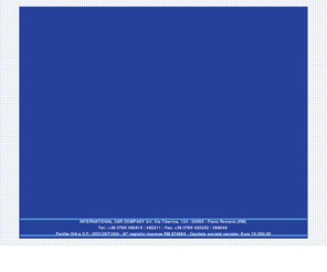 internationalcarcompany.com: .:: I.C.C. INTERNATIONAL CAR COMPANY S.r.l. - NOLEGGIO BUS E LIMOUSINE CON CONDUCENTE, TRANSFERS, SERVIZI PER IL TRASPORTO A ROMA::.
Sito ufficiale della INTERNATIONAL CAR COMPANY di Fiano Romano: societ di trasporto, transfers aeroportuali, servizi VIP e per ambasciate, viaggi nazionali ed internazionali, noleggio veicoli, bus, minibus, auto e limousine con conducente.