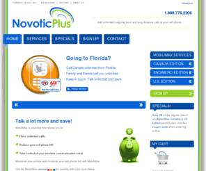 novoticplus.com: NovoticPlus.com - NovoticPlus.com
NovoticPlus.com - Unlimited outgoing calls using MobiliMax service - plans for unlimited minutes