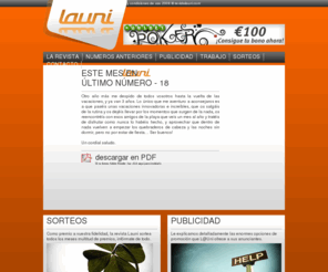 revistalauni.com: Revista launi - Octubre
Joomla! - el motor de portales dinámicos y sistema de administración de contenidos