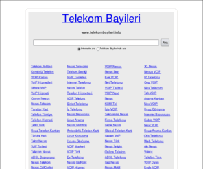 telekombayileri.info: Telekom Bayileri
Telekom Bayileri.