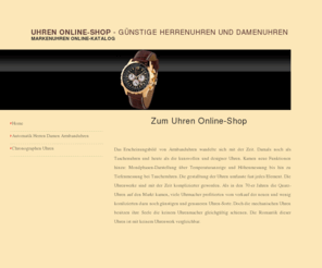 trias-uhren.com: Uhren Online-Shop :: Günstige Herrenuhren - Damenuhren
kaufen
Uhrenshop online Trias-Uhren.com - günstige Herrenuhren und Damenuhren kaufen.