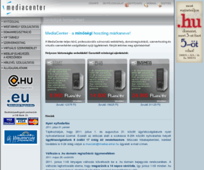 1giga.hu: MediaCenter - minőségi tárhely és domain szolgáltatások
MediaCenter tárhely, webhosting és domain szolgáltatások