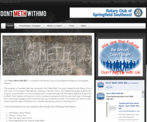 dontmethwithspringfield.net: Don't Meth With MO | A project of the Rotary Club of Springfield Southeast
