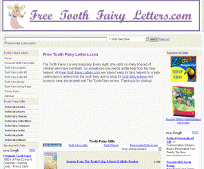 freetoothfairyletters.com: Free Tooth Fairy Letters.com
Get free printable tooth fairy letters and find tooth fairy pillow and other gifts at Free Tooth Fairy Letters.com.