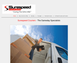 surespeed-couriers.com: Surespeed | The Sameday Specialists
Sure Speed Couriers | The Sameday Specialists, Sameday courier company based in West Drayton near Heathrow Airport