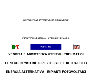 dap-it.com: DAP srl - Distribuzione Attrezzature e Utensili Pneumatici
Attrezzature industriali e utensili pneumatici. Importatore diretto Ingersoll-Rand. Assistenza, ricambi, consulenza tecnica gratuita, riparazioni. Garanzia su tutti i prodotti.