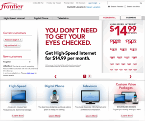 frontiercorp.biz: Frontier
Frontier Communications Company, one of the nation's largest independent providers of telecommunications services. Known to our customers by the brand name of Frontier, we provide residential and business subscribers throughout the United States with local and long-distance telephone service, Internet access and satellite TV