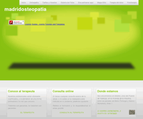 madridosteopatia.es: MADRID-OSTEOPATIA
Clinica Fisioterapia y Osteopatia Madrid, Vallecas