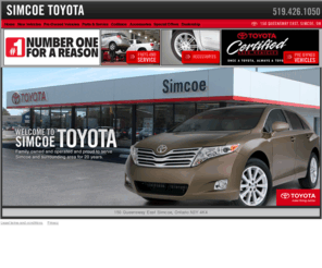 simcoetoyota.com: Simcoe Toyota - Home - Serving Simcoe and surrounding area for 20 years
Simcoe Toyota - Home 2009-03-16 08:21:43