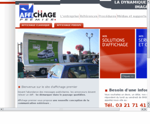 affichagepremier.com: Affichage premier, vehicule publicitaire nord, camion affichage mobile pas de calais
Affichage premier vous propose des véhicules et camions daffichage pour lorganisation de votre publicité et de votre communication mobile en ville.