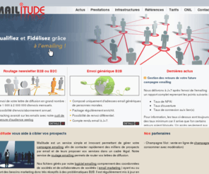 mailitude.fr: Mailitude - Service de campagne emailing
Service de campagne emailing pour cibler simplement des prospects par email.