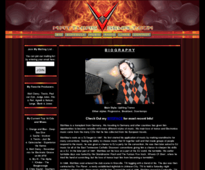 matthiasgewalt.com: Matthias Gewalt - 2004
Official homepage of Matthias Gewalt.  Transplant from Germany that currently resides in the Nashville, TN area.  One of the south's leading Trance DJs that will bring you to that feeling of being at one of those huge outdoor festivals.