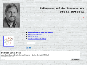 peter-rosteck.de: Peter Rosteck - Titelseite
