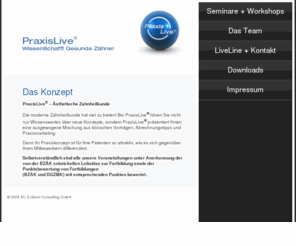 praxislive.com: PraxisLive - WissenSchafft Gesunde Zähne!
description