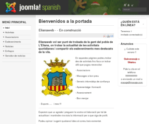 elianaweb.com: Bienvenidos a la portada
Joomla! - el motor de portales dinámicos y sistema de administración de contenidos
