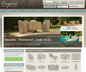 empirepatiocovers.com: Patio Covers | Outdoor Patio Furniture Covers | Furniture Covers Outdoors
We are your go to source for patio covers. Our patio covers provide the necessary protection from the harmful effects of Mother Nature.