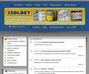 izolbet.com: IZOLBET - PRODUCENT HYDROIZOLACJI I CHEMII BUDOWLANEJ
