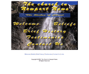 churchinnewportnews.org: THE CHURCH IN NEWPORT NEWS - Lovers of Jesus affiliated with local churches, Watchman Nee, Witness Lee (Splash Page)
A local church, the church in Newport News, enjoys Christ and recommends the ministry of Witness Lee, Watchman Nee.