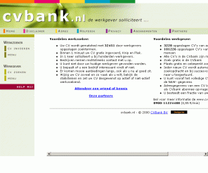 cvbank.nl: cvbank.nl - 
solliciteren, werven, selecteren,
			curriculum vitae, werken,banen