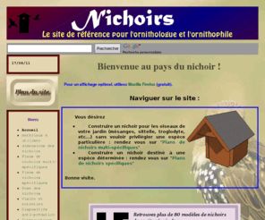 nichoirs.net: Tous les nichoirs et leurs plans
Tous les nichoirs avec plans détaillés pour de nombreuses espèces d'oiseaux. S'adresse à l'ornithologue comme à l'amoureux des oiseaux