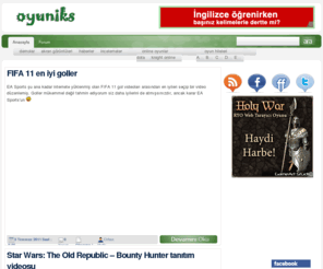 oyuniks.net: Oyuniks | Oyun Haberleri, Oyun Hileleri, Oyun İnceleme, Oyun Destek, Oyun Çözüm
Oyuniks.net - Oyun hileleri, haberleri, incelemeleri, videoları, makaleler. Oyun çözüm, yardım.