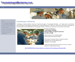 traumatologosmonterrey.com: traumatologos de doctors hospital en monterrey
Traumatologos Doctors Hospital en Monterrey 