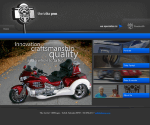 trikepros.com: Trike Central : : The Trike Pros
We here at Trike Central are the trike pros. We specialize in Roadsmith trike conversions.