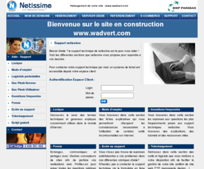 wadvert.com: Hebergement achat nom de domaine : Netissime.com
Hebergement de serveur dedie Netissime, location de serveur dedie