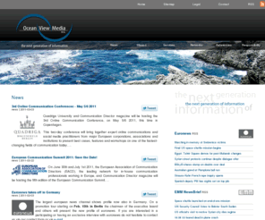 frontpageradar.com: OceanView-Media U.G. | The next generation of information
OceanView-Media - Monitoring and Evaluation | Exhibitions and Congresses | Consulting | Marketing and PR | TV marketing concepts | stategic communication | media concepts - We support you in meeting the challenges of the next generation of information