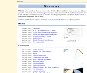 sharoma.net: Sharoma
Index page, containing the works and websites of Sharoma.