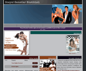 sosyalsanat.com: Sosyal Sanatlar Enstitüsü - Kadınlar ve ilişkiler hakkında bilmek istediğin her şey...
Kadınlarla başarılı olmak, öğrenilebilir bir beceri. Sosyal Sanatlar Enstitüsü olarak amacımız; erkeklere, kadınlarla olan tüm ilişkilerini iyileştirmekte ve istedikleri tür ilişkileri yaratmakta yardımcı olmak. Sosyal Sanatlar Enstitüsü'nün özelliği, daha önce kadınlarla başarılı olmak için gereken becerilere sahip olmayan, ama harcadıkları çaba sayesinde zamanla ilişkiler ve karşı cinsle etkileşim konusunda her şeyi öğrenmiş, ve bu sayede işe yarayan her şeyin neden işe yaradığını bilinçli olarak bilen insanlardan oluşması. Eğer bir süredir bu yolda yürüyenlerden yardım almak istiyorsan doğru yerdesin.