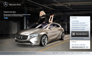 thebestornothing.com: Mercedes-Benz International
Die offizielle Website von Mercedes-Benz International präsentiert Highlights der Markenwelt und Modellinformationen zu allen Fahrzeugen von Mercedes-Benz.