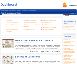 wwwdashboard.com: dashboard
A blog about dashboards and their functionality